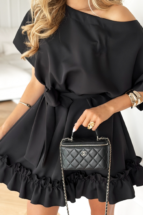 Šaty RAVELZA BLACK, Barva: černá, IVET.EU - Stylové oblečení