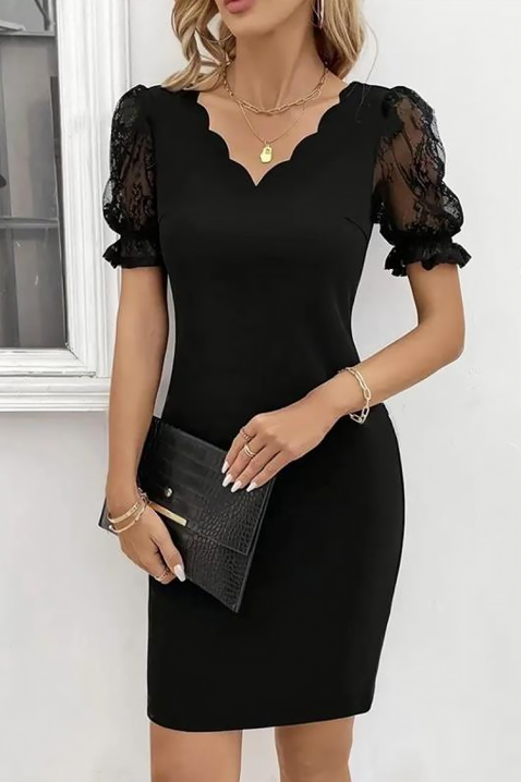 Φόρεμα JOBELFA BLACK, Χρώμα: μαύρο, IVET.EU - Εκπτώσεις έως -80%