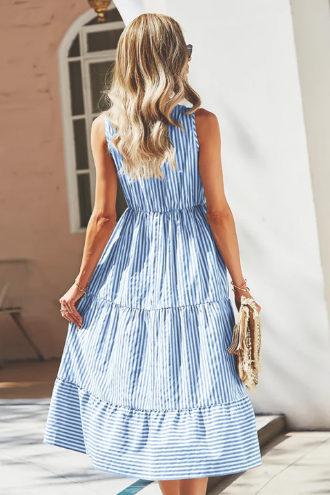 Φόρεμα SIMERVA BLUE, Χρώμα: μπλε, IVET.EU - Εκπτώσεις έως -80%