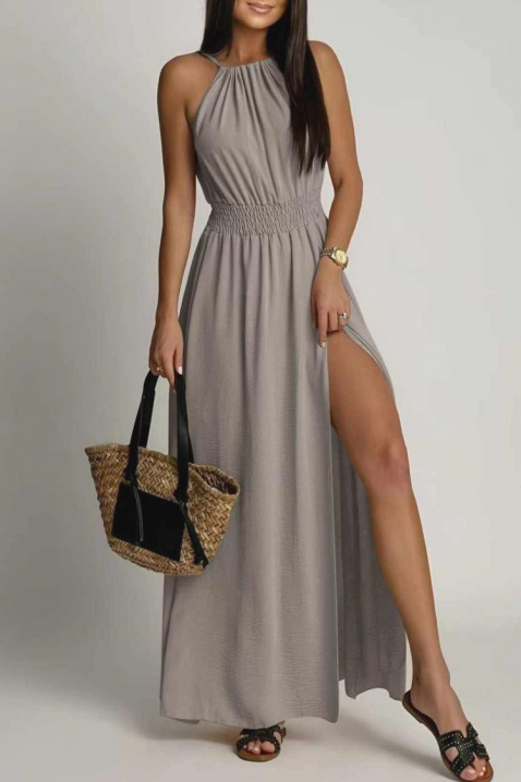 Φόρεμα ESMERANZA BEIGE, Χρώμα: μπεζ, IVET.EU - Εκπτώσεις έως -80%