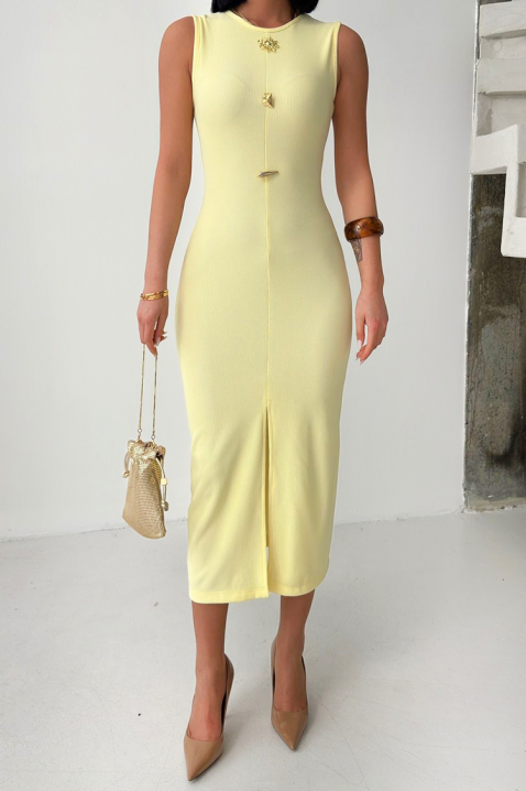 Φόρεμα POLIMA YELLOW, Χρώμα: κίτρινο, IVET.EU - Εκπτώσεις έως -80%