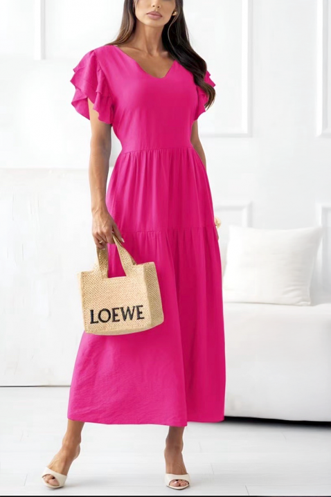 Φόρεμα ESMELIRVA PINK, Χρώμα: ροζ, IVET.EU - Εκπτώσεις έως -80%