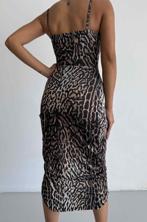 Φόρεμα HERBANA BROWN, Χρώμα: καφέ, IVET.EU - Εκπτώσεις έως -80%