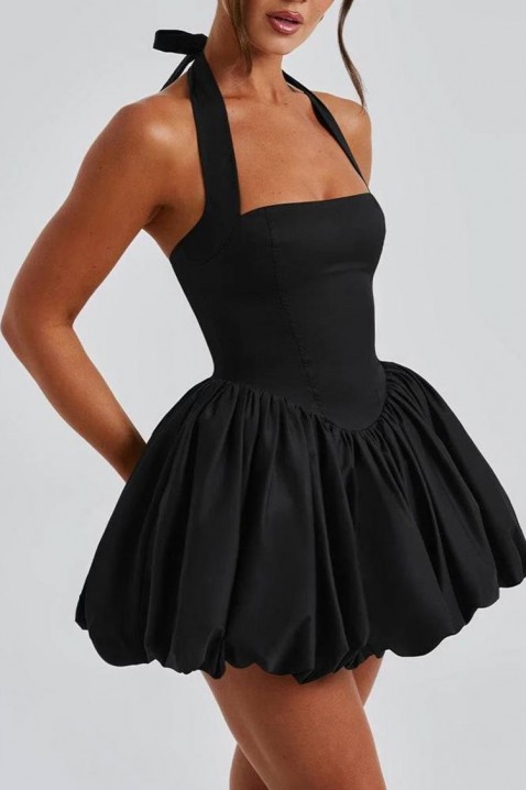 Φόρεμα SERVOLRA BLACK, Χρώμα: μαύρο, IVET.EU - Εκπτώσεις έως -80%