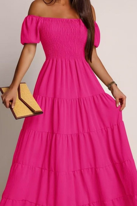 Φόρεμα GODNELA FUCHSIA, Χρώμα: φούξια, IVET.EU - Εκπτώσεις έως -80%