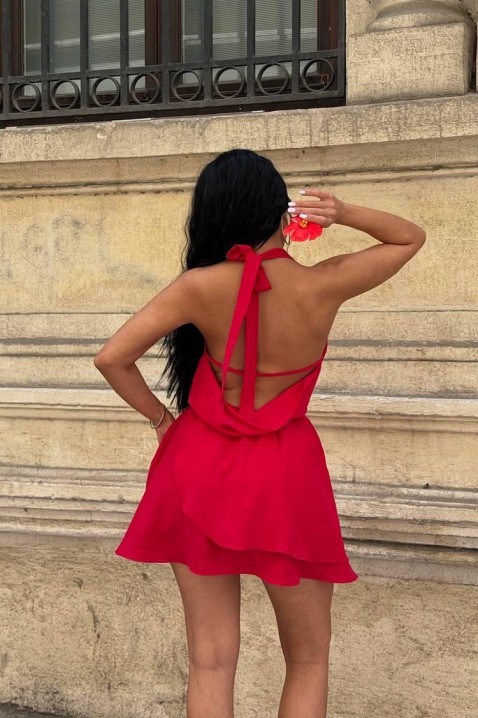Φόρεμα BELZIRVA RED, Χρώμα: κόκκινο, IVET.EU - Εκπτώσεις έως -80%