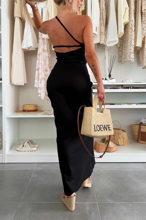 Φόρεμα TERVORZA BLACK, Χρώμα: μαύρο, IVET.EU - Εκπτώσεις έως -80%
