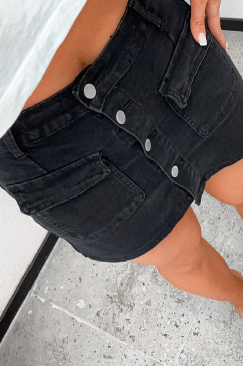 Φούστα-παντελόνι TREZOLVA BLACK, Χρώμα: μαύρο, IVET.EU - Εκπτώσεις έως -80%