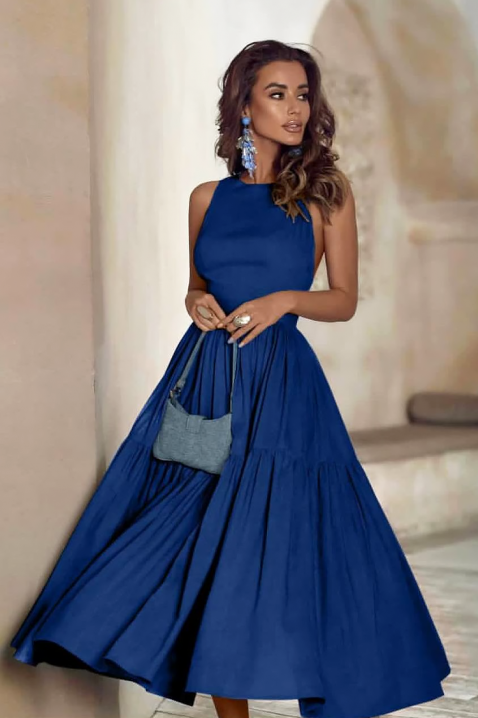 Φόρεμα TILMERA BLUE, Χρώμα: μπλε, IVET.EU - Εκπτώσεις έως -80%