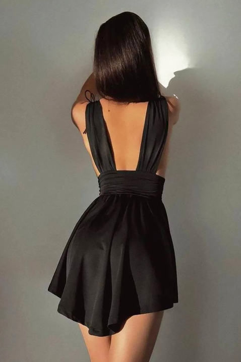 Φόρεμα LORILZA BLACK, Χρώμα: μαύρο, IVET.EU - Εκπτώσεις έως -80%