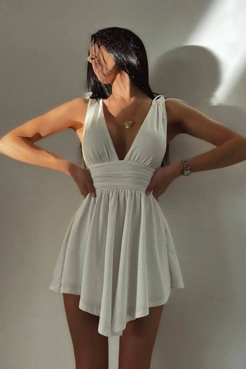 Φόρεμα LORILZA WHITE, Χρώμα: άσπρο, IVET.EU - Εκπτώσεις έως -80%