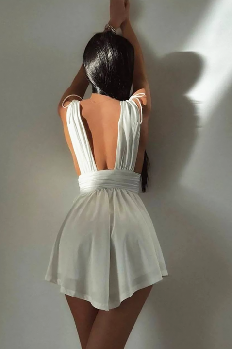 Φόρεμα LORILZA WHITE, Χρώμα: άσπρο, IVET.EU - Εκπτώσεις έως -80%