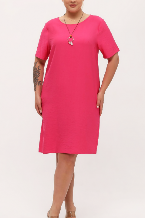 Φόρεμα YRVELZA FUCHSIA, Χρώμα: φούξια, IVET.EU - Εκπτώσεις έως -80%