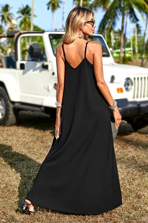 Φόρεμα NORVILZA BLACK, Χρώμα: μαύρο, IVET.EU - Εκπτώσεις έως -80%