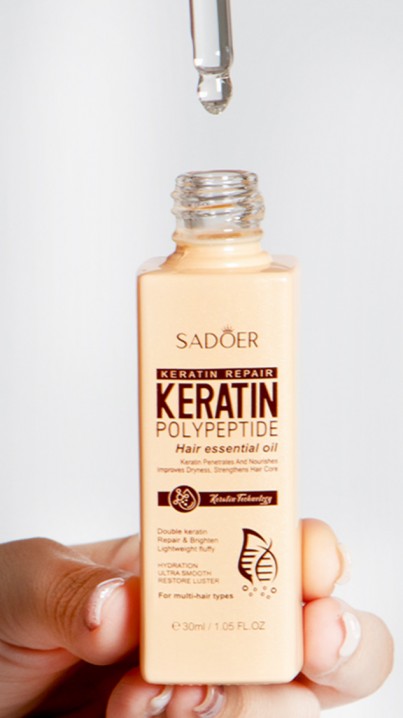 Λάδι για τα μαλλιά SADOER Keratin Hair Repair OilIVET.EU - Εκπτώσεις έως -80%