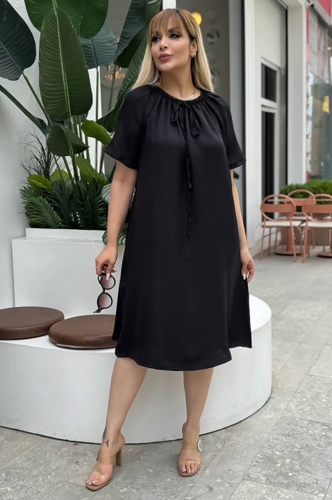 Φόρεμα ELEGANSA, Χρώμα: μαύρο, IVET.EU - Εκπτώσεις έως -80%