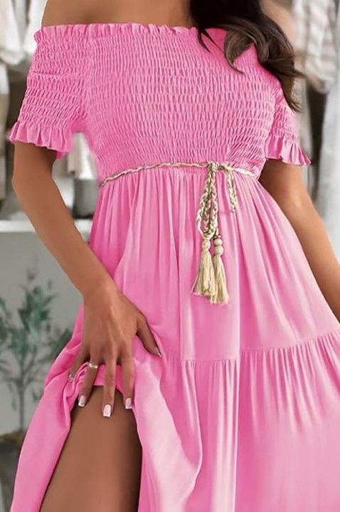 Φόρεμα BLAGANA PINK, Χρώμα: ροζ, IVET.EU - Εκπτώσεις έως -80%