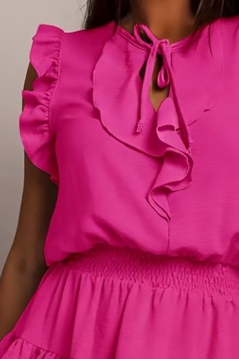 Φόρεμα UNIKUMA FUCHSIA, Χρώμα: φούξια, IVET.EU - Εκπτώσεις έως -80%