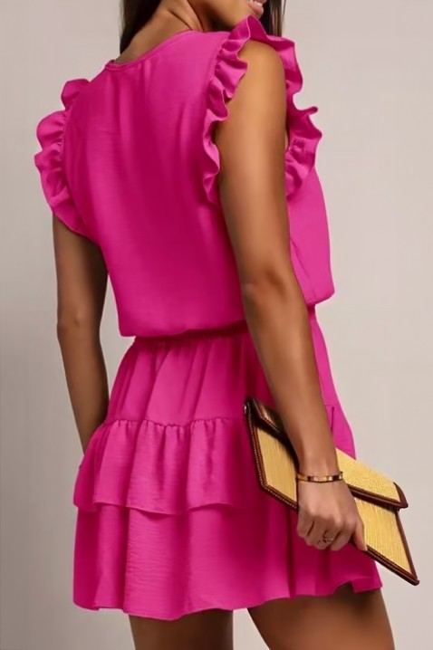 Φόρεμα UNIKUMA FUCHSIA, Χρώμα: φούξια, IVET.EU - Εκπτώσεις έως -80%