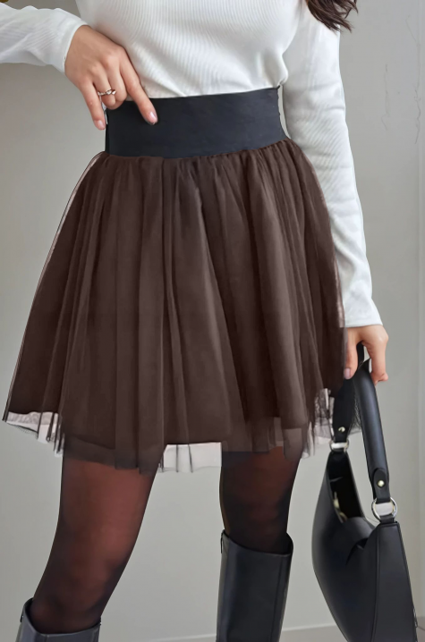Sukně ARTELFA BROWN, Barva: hnědá, IVET.EU - Stylové oblečení