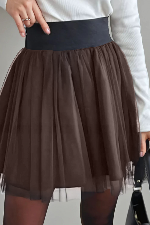 Sukně ARTELFA BROWN, Barva: hnědá, IVET.EU - Stylové oblečení