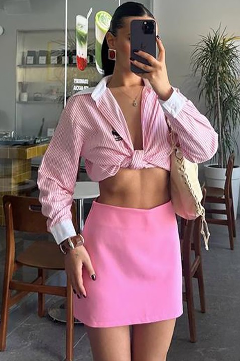 Φούστα PULITA PINK, Χρώμα: ροζ, IVET.EU - Εκπτώσεις έως -80%