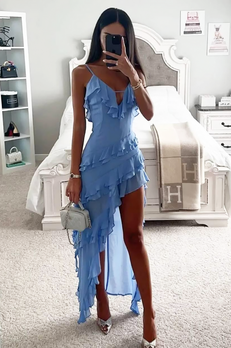 Φόρεμα XIRELFA BLUE, Χρώμα: μπλε, IVET.EU - Εκπτώσεις έως -80%