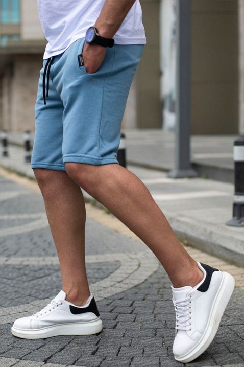 Ανδρικό σορτσάκι RILJO BLUE, Χρώμα: μπλε, IVET.EU - Εκπτώσεις έως -80%