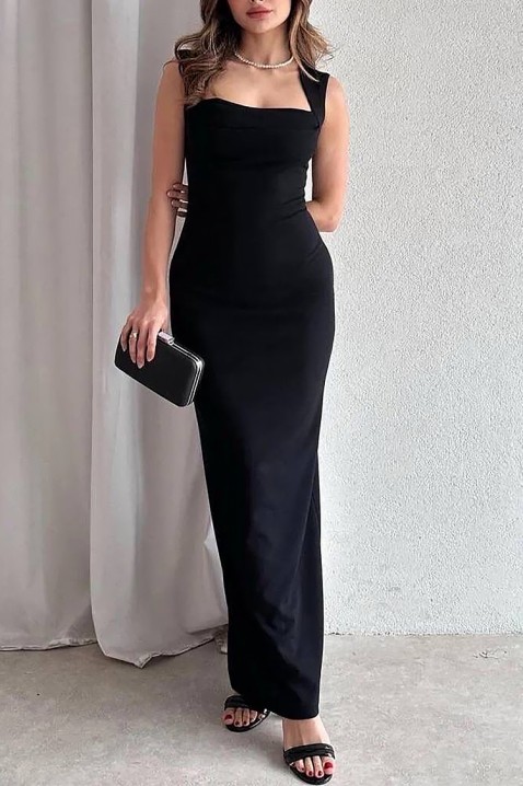 Φόρεμα KELMONZA BLACK, Χρώμα: μαύρο, IVET.EU - Εκπτώσεις έως -80%