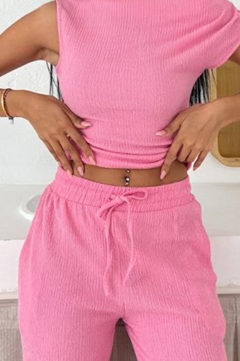 Σύνολο FRALINDA PINK, Χρώμα: ροζ, IVET.EU - Εκπτώσεις έως -80%