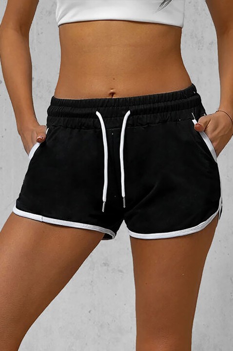 Σορτσάκι SPORDA BLACK, Χρώμα: μαύρο, IVET.EU - Εκπτώσεις έως -80%