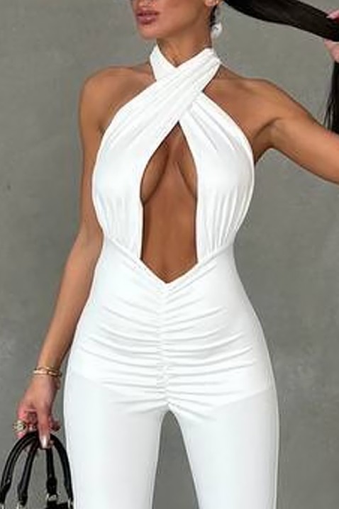 Ολόσωμη φόρμα KALFERDA WHITE, Χρώμα: άσπρο, IVET.EU - Εκπτώσεις έως -80%