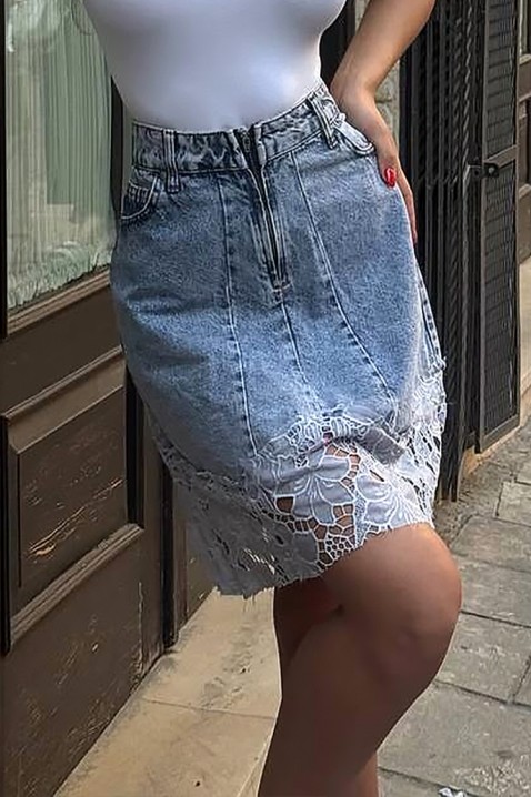 Φούστα ERISMIA, Χρώμα: μπλε, IVET.EU - Εκπτώσεις έως -80%