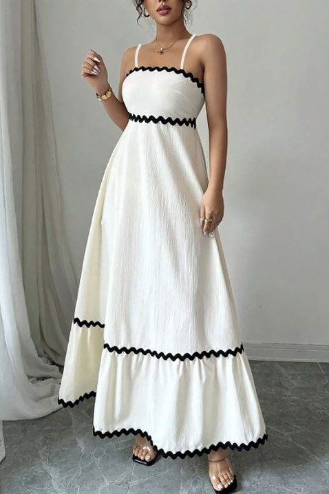 Φόρεμα XIORESA WHITE, Χρώμα: άσπρο, IVET.EU - Εκπτώσεις έως -80%