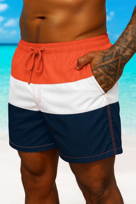 Ανδρικό μαγιό HENZO ORANGE, Χρώμα: χρωματιστό, IVET.EU - Εκπτώσεις έως -80%