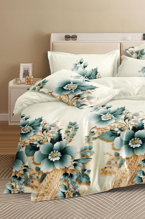 Σετ κρεβατοκάμαρας THORELIA 200x220 cm βαμβακερό - 4 τεμάχια, Χρώμα: χρωματιστό, IVET.EU - Εκπτώσεις έως -80%