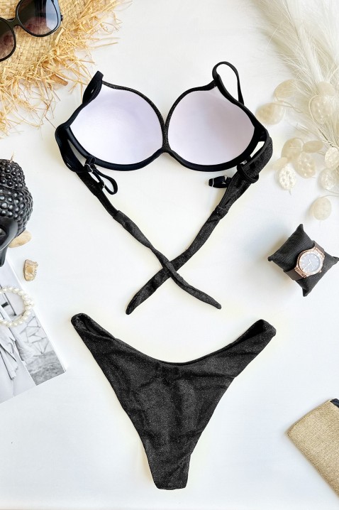 Μαγιό VELDRONA BLACK, Χρώμα: μαύρο, IVET.EU - Εκπτώσεις έως -80%