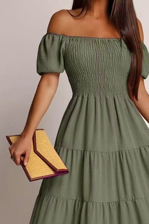 Φόρεμα GODNELA GREEN, Χρώμα: πράσινο, IVET.EU - Εκπτώσεις έως -80%