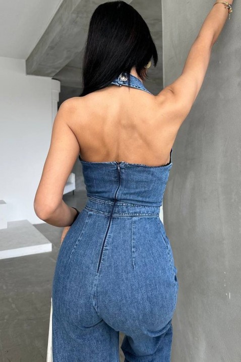 Ολόσωμη φόρμα BOTONELA BLUE, Χρώμα: μπλε, IVET.EU - Εκπτώσεις έως -80%