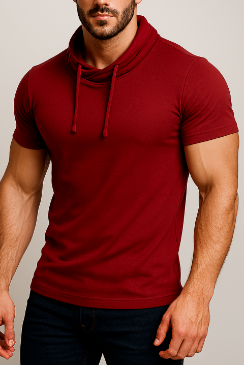 Κοντομάνικο μπλουζάκι LAURUS BORDO, Χρώμα: μπορντό, IVET.EU - Εκπτώσεις έως -80%