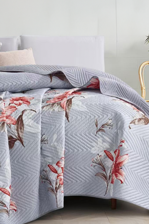 Διπλής όψης κουβερλί IRONEGA 160x200 cm, Χρώμα: γκρι, IVET.EU - Εκπτώσεις έως -80%