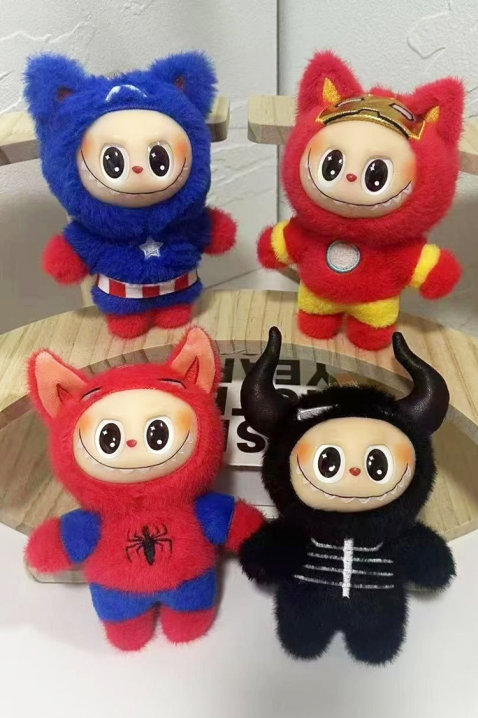 Βελούδινο κρεμαστό LABUBU IRON MAN, Χρώμα: κόκκινο, IVET.EU - Εκπτώσεις έως -80%