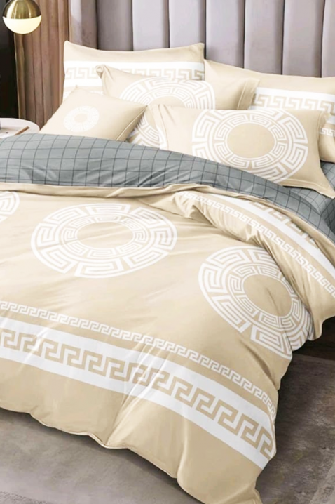 Σετ κρεβατοκάμαρας PLOHERA BEIGE 200x220 cm βαμβακερό - 4 τεμ., Χρώμα: μπεζ, IVET.EU - Εκπτώσεις έως -80%