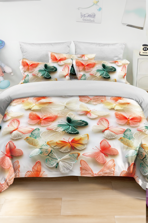 Σετ κρεβατοκάμαρας BUTTERFLY 160x200 cm βαμβακερό - 3 τεμάχια, Χρώμα: χρωματιστό, IVET.EU - Εκπτώσεις έως -80%
