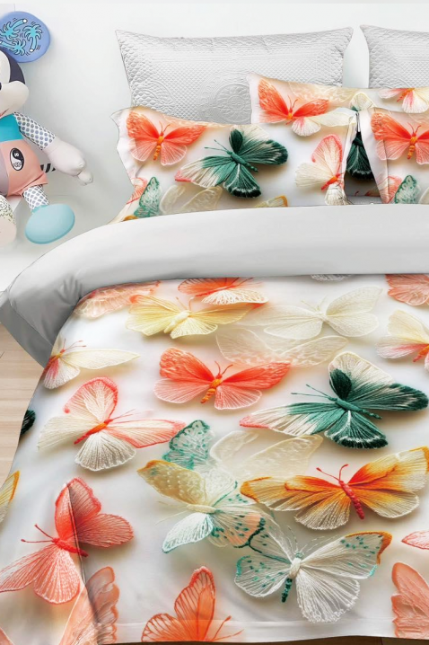Σετ κρεβατοκάμαρας BUTTERFLY 160x200 cm βαμβακερό - 3 τεμάχια, Χρώμα: χρωματιστό, IVET.EU - Εκπτώσεις έως -80%