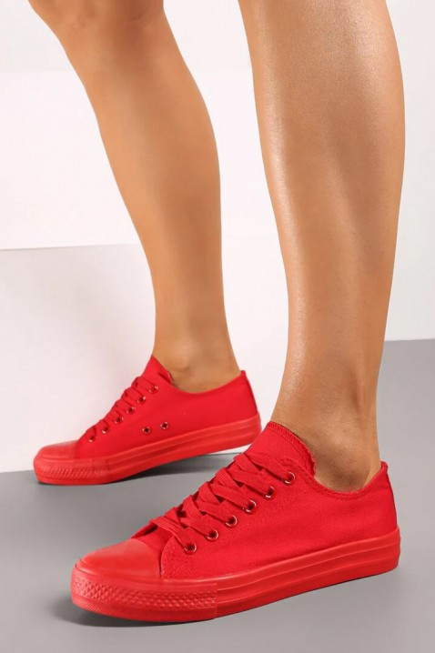 Γυναικεία παπούτσια DROFEZA RED, Χρώμα: κόκκινο, IVET.EU - Εκπτώσεις έως -80%