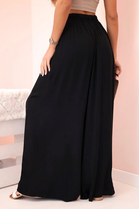 Παντελόνι ZALMERFA BLACK, Χρώμα: μαύρο, IVET.EU - Εκπτώσεις έως -80%