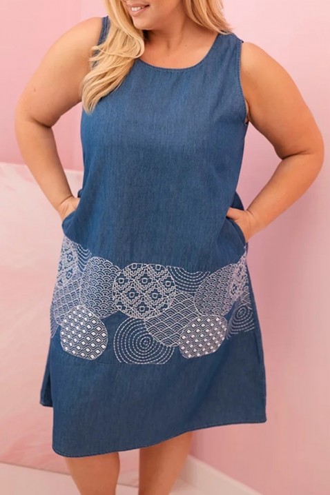 Φόρεμα KELFORZA, Χρώμα: μπλε, IVET.EU - Εκπτώσεις έως -80%