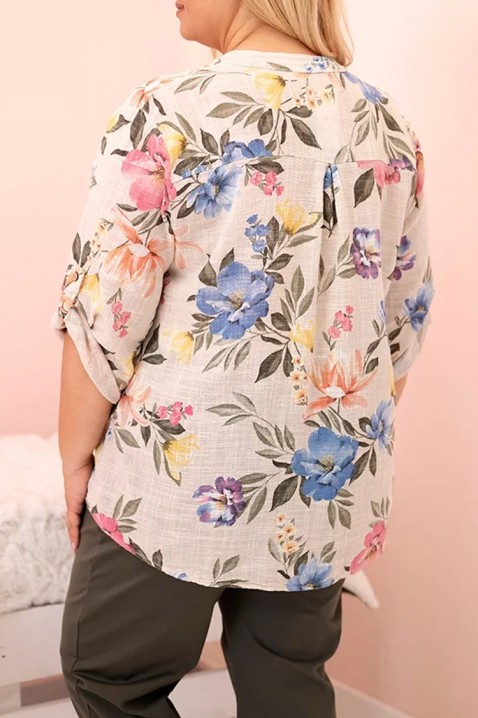 ​γυναικείο πουκάμισο MORLENDA WHITE, Χρώμα: άσπρο, IVET.EU - Εκπτώσεις έως -80%