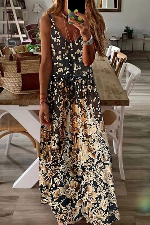 Φόρεμα MEVELANA, Χρώμα: καφέ, IVET.EU - Εκπτώσεις έως -80%